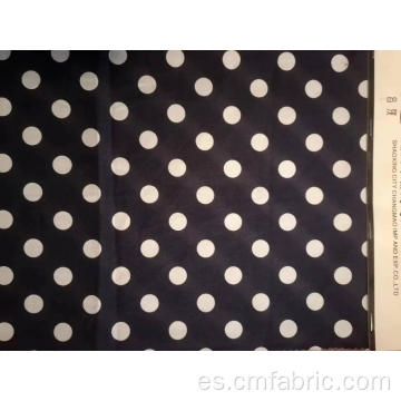 100% de algodón sargento Polkadot Fabrics 145gsm